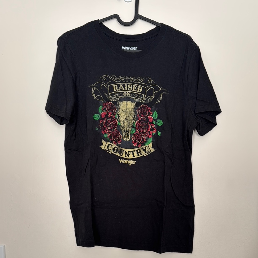 Wrangler Black Graphic T-Shirt